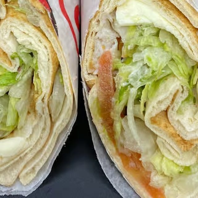 Tommy Turkey Pita Roll.
