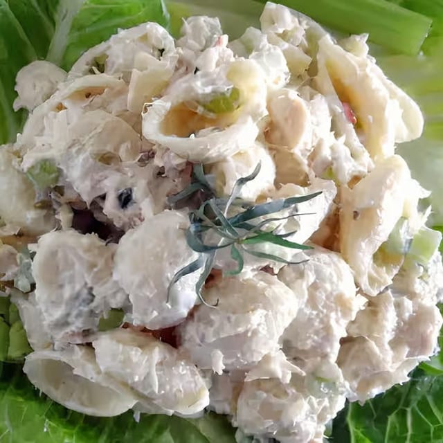 Tuna Seashell Pasta.